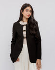 Black Buckled Blazer Tunic *ships 11/10
