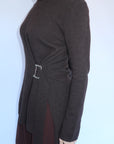 Espresso Buckled Sweater