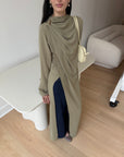 Olive Floor Length Hardware Tunic