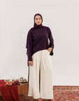 Purple High-Low Tunic