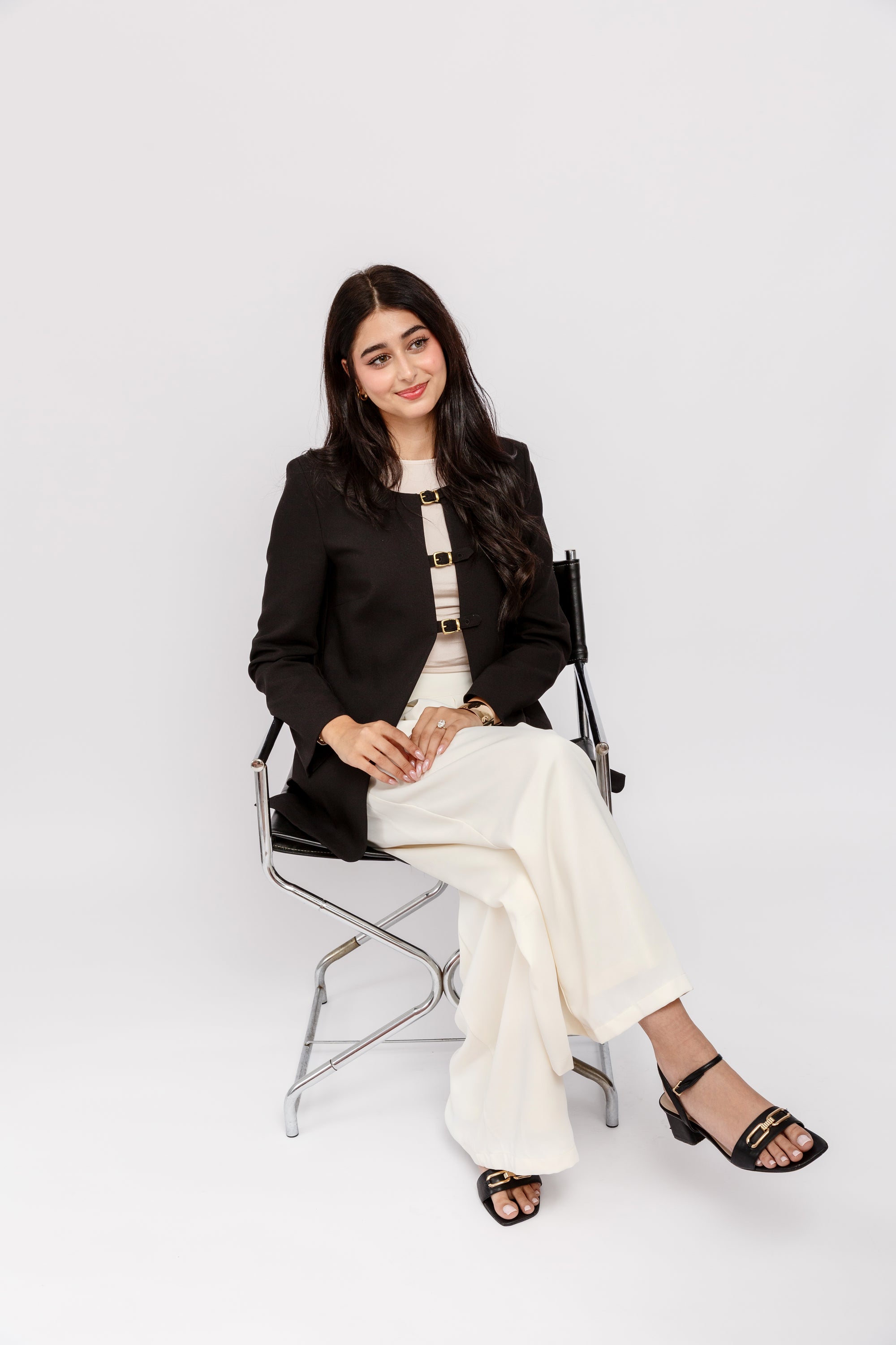 Black Buckled Blazer Tunic *ships 11/10