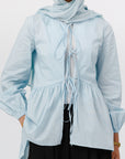 Sky Blue Bow Tie Tunic