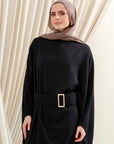 Black Belted Kaftan- Final Sale