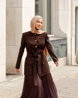 Espresso SE Belted Jacket - Final Sale