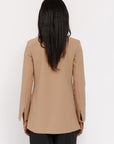 Camel Buckled Blazer Tunic *ships 11/10