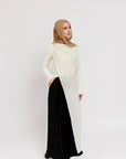 Ivory Floor Length Hardware Tunic