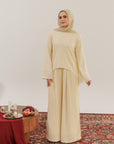 Cream High-Low Tunic- Final Sale
