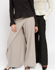 Taupe Foldover Pants