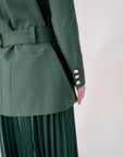 Hunter Green SE Belted Jacket - Final Sale
