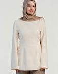 Cream Structured Tunic