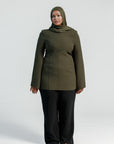 Moss Green Structured Tunic