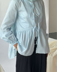 Sky Blue Bow Tie Tunic