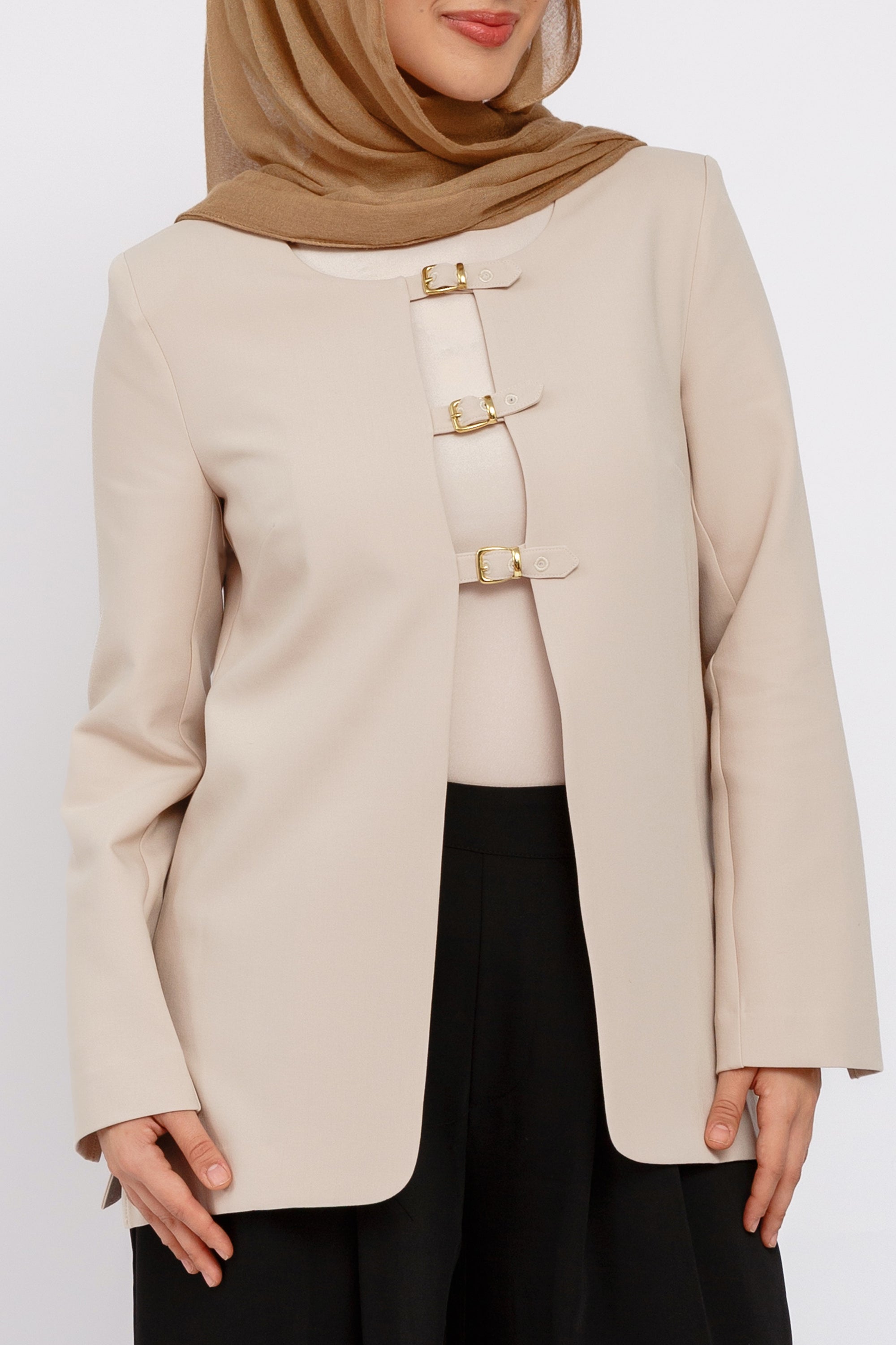 Oat Buckled Blazer Tunic *ships 11/10