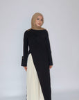 Black Floor Length Hardware Tunic *ships Nov 20