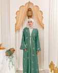 Jade Green Yasmin Embroidered Abaya