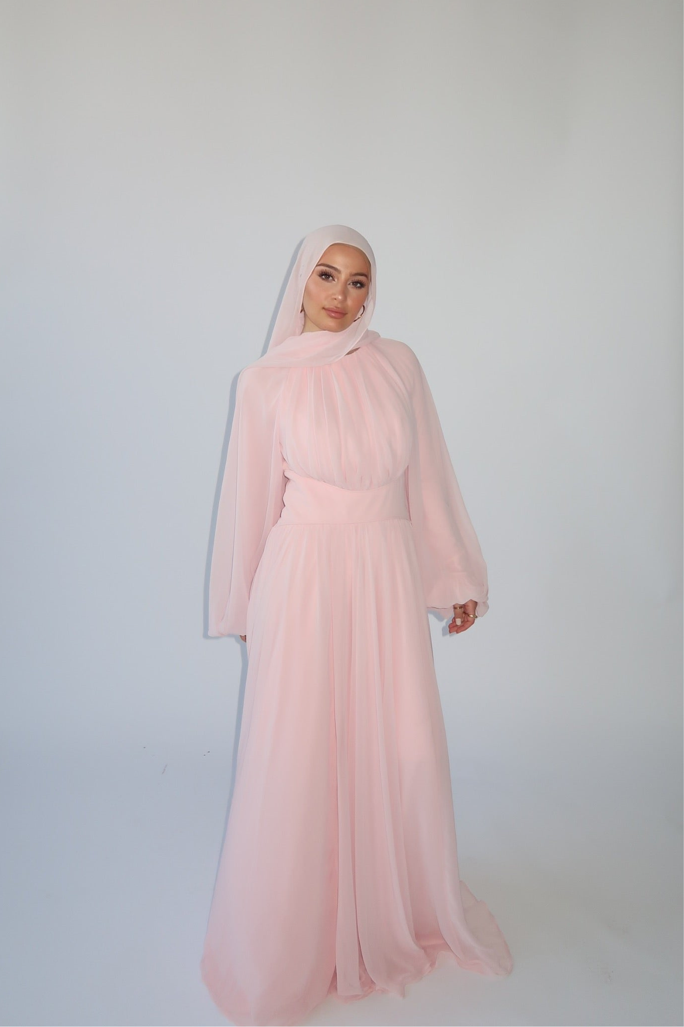 chiffon scarf for dress Orchid Pink Matte Chiffon Scarf