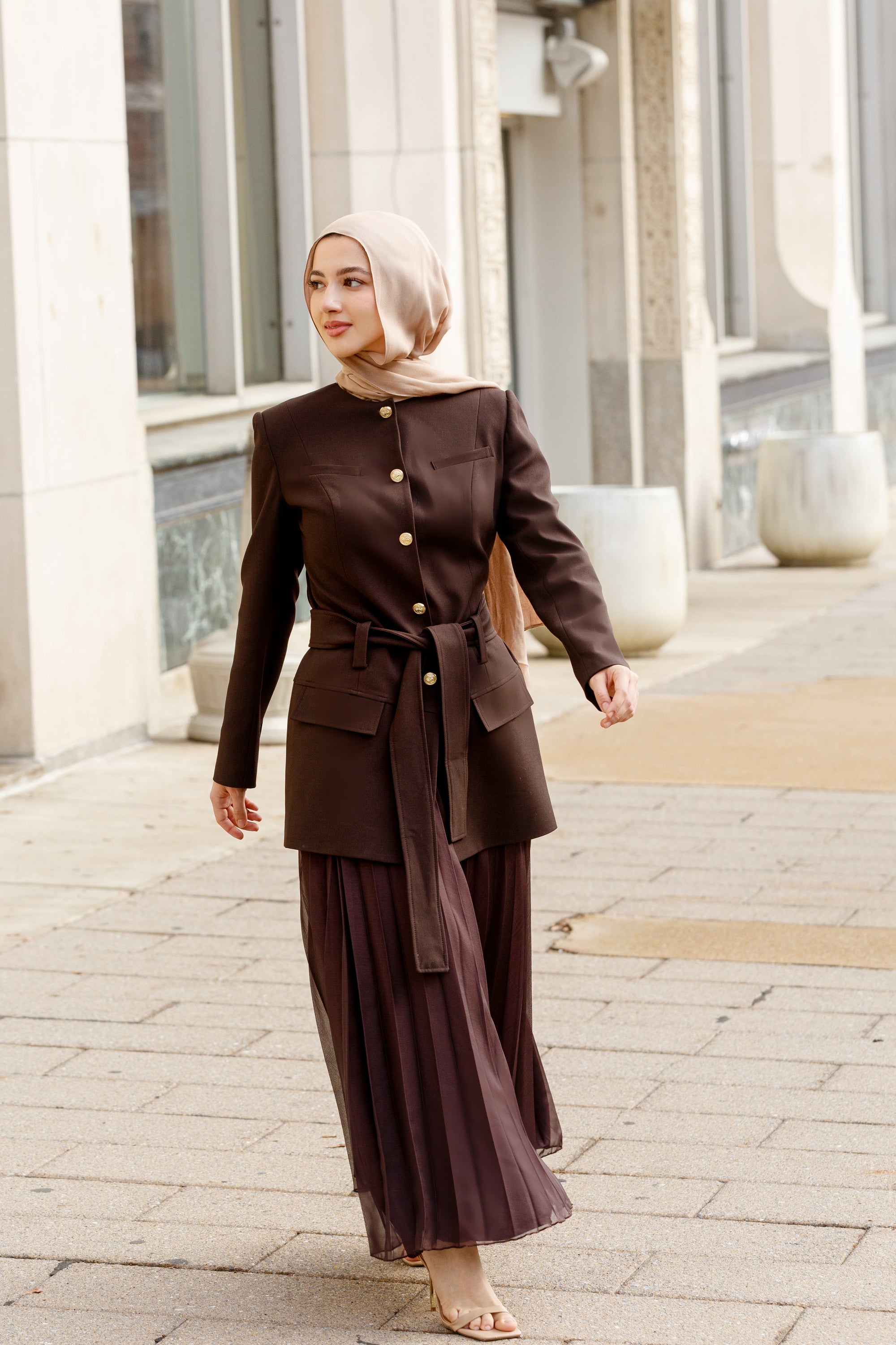 Espresso SE Belted Jacket - Final Sale