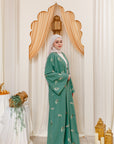 Jade Green Yasmin Embroidered Abaya