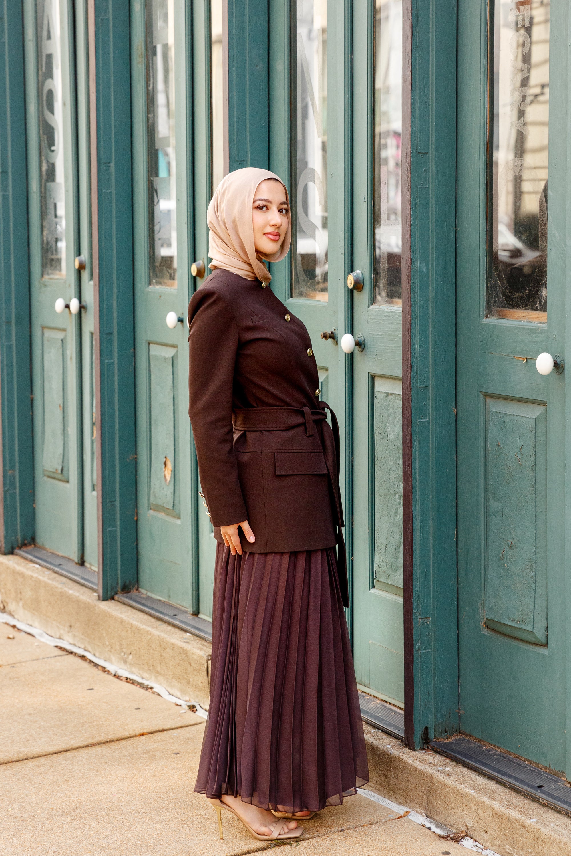 Espresso SE Belted Jacket - Final Sale