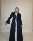 Navy Cinched Cloak