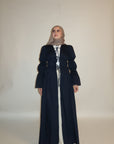 Navy Cinched Cloak