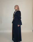 Navy Cinched Cloak