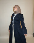 Navy Cinched Cloak