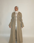 Khaki Cinched Cloak
