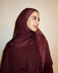 Plum Shimmering Scarf