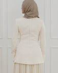 Cream Blazer Tunic