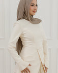 Cream Blazer Tunic