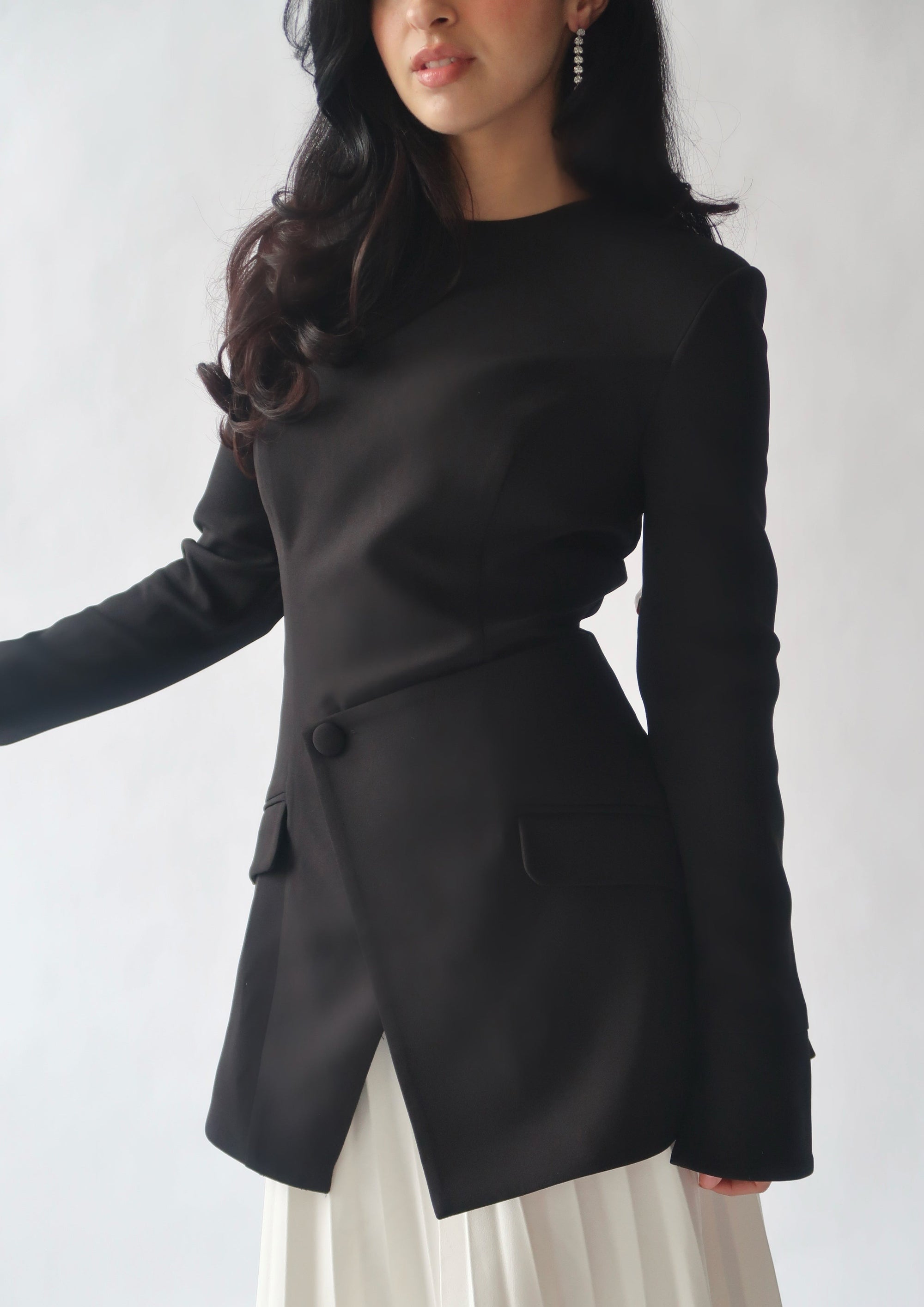 Black Blazer Tunic