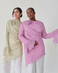 Orchid Draped Rose Tunic- Final Sale