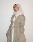 Khaki Cinched Cloak