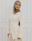 Cream Blazer Tunic