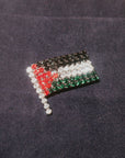 Embellished Palestine Flag Brooch- 100% Profits to PCRF