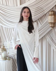 Ivory Floor Length Hardware Tunic