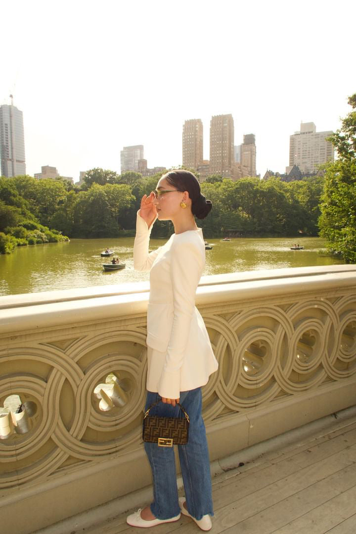 Cream Blazer Tunic