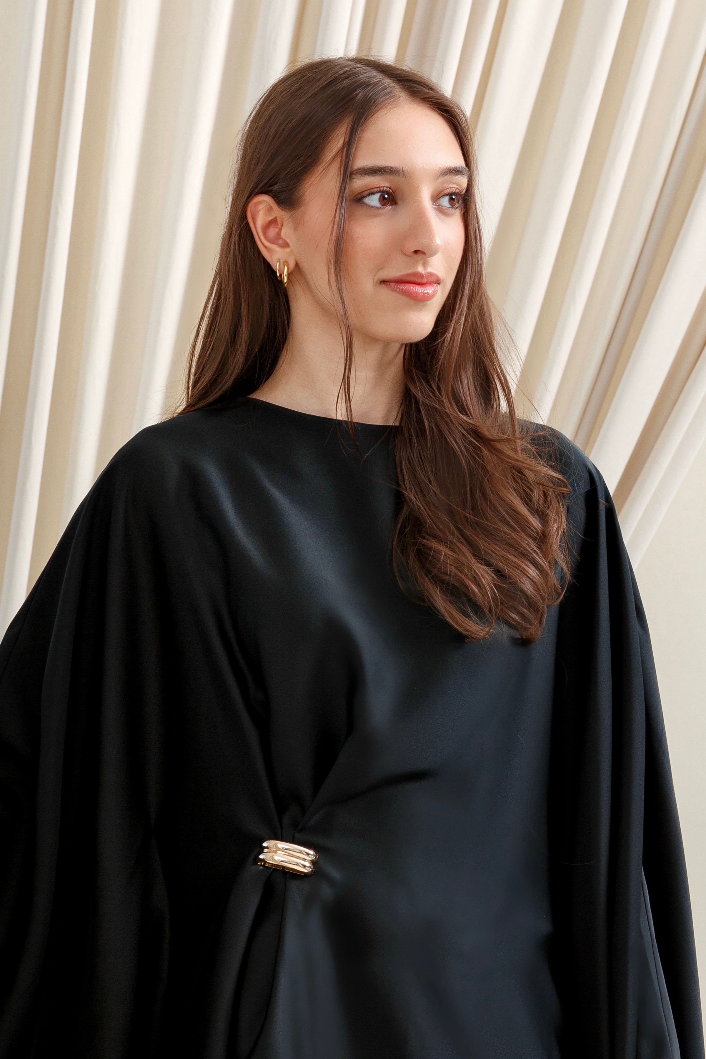 Black Kaftan Tunic