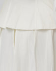 Ivory Balloon Top & Maxi Skirt Set