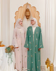 Jade Green Yasmin Embroidered Abaya