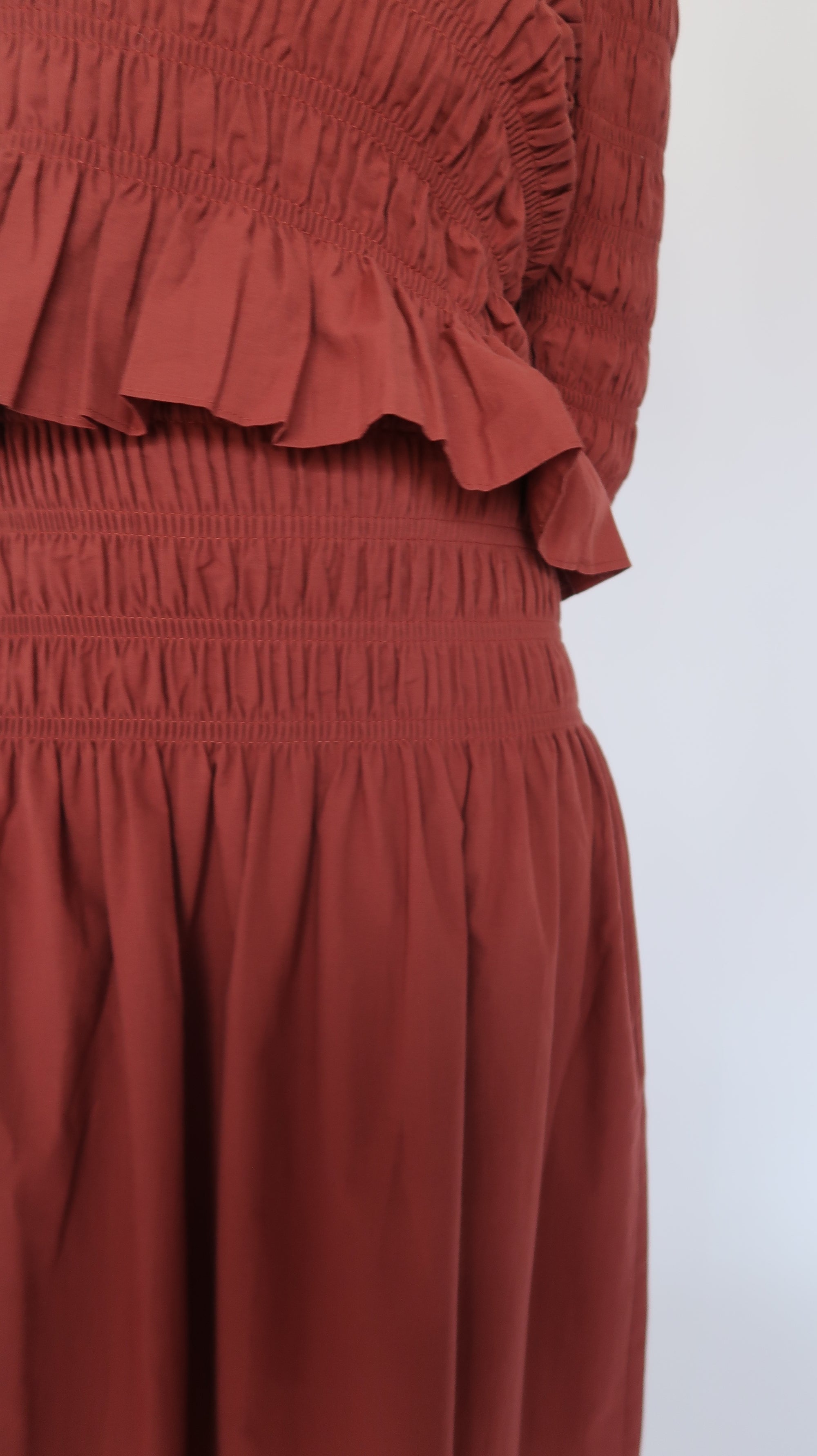 All Spice Ruched Maxi Skirt