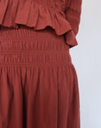 All Spice Ruched Maxi Skirt