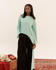 Aqua High-Low Tunic