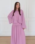 Orchid Low Waisted Skirt Set
