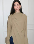 Olive Floor Length Hardware Tunic