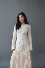 Load image into Gallery viewer, Cream Blazer Tunic
