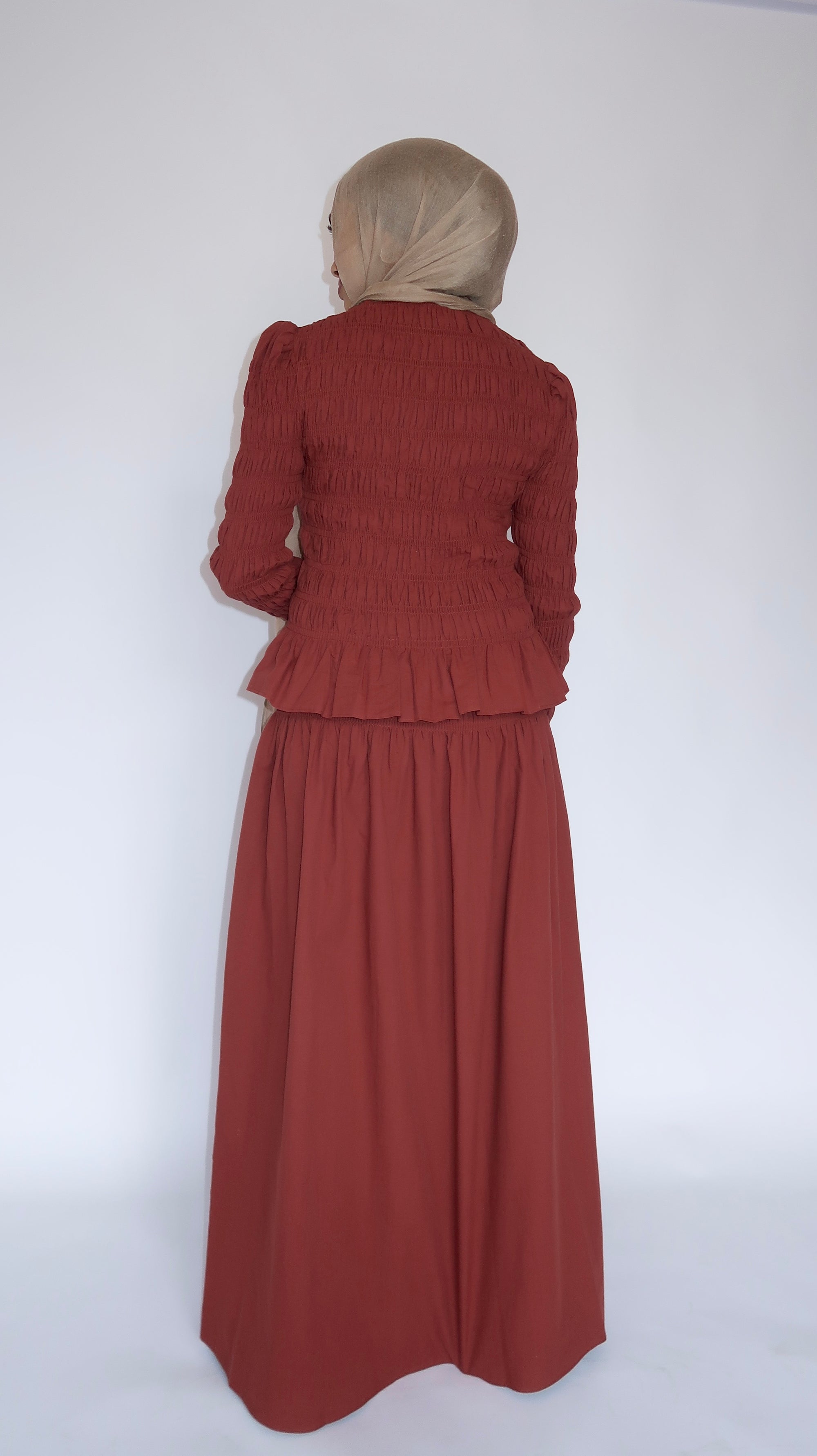 All Spice Ruched Maxi Skirt