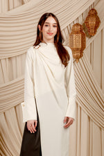 Load image into Gallery viewer, Ivory Floor Length Hardware Tunic
