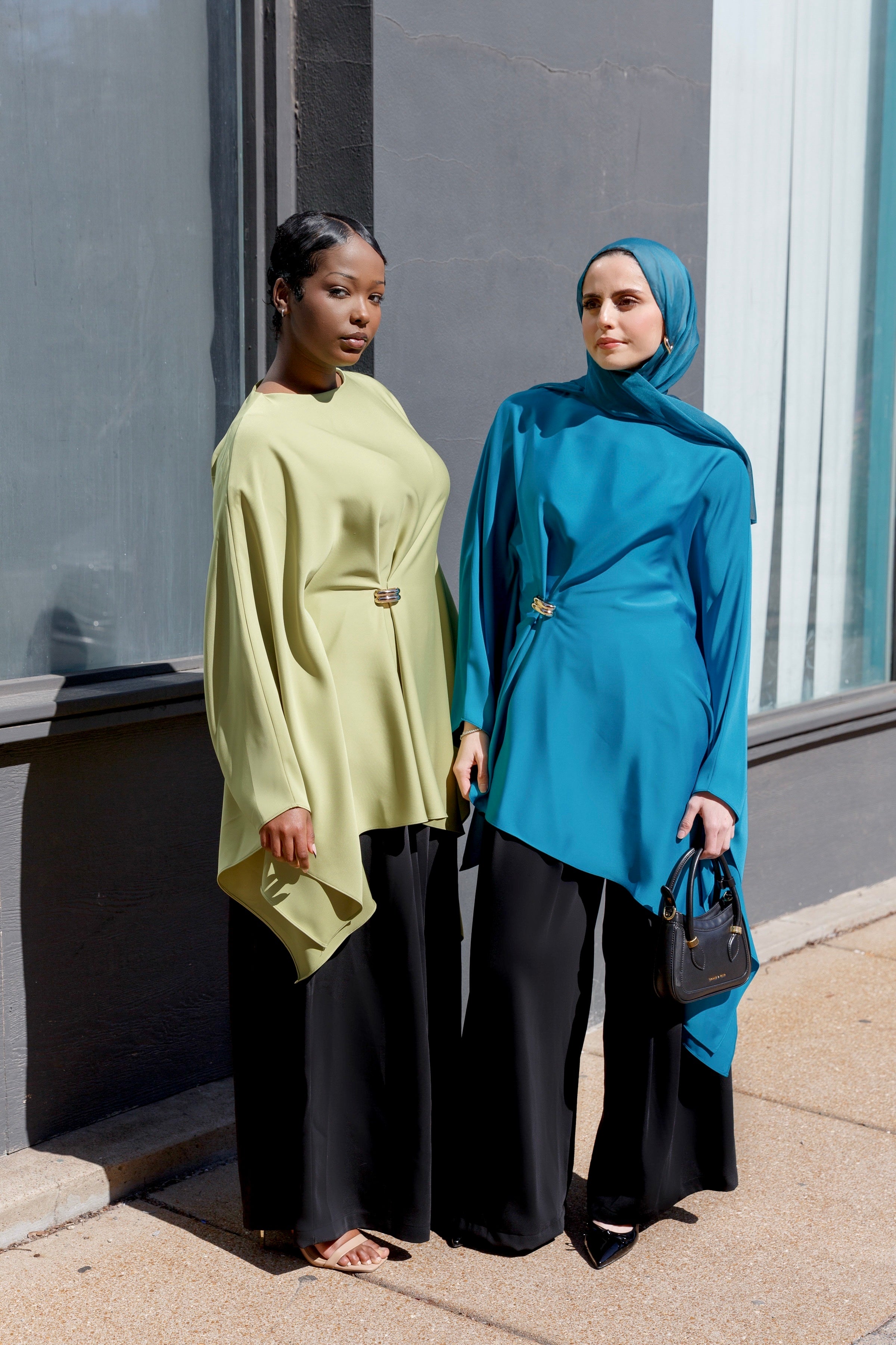 Teal Kaftan Tunic
